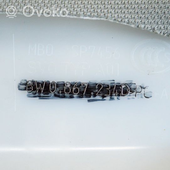 Audi A4 S4 B9 Osłona słupka szyby przedniej / A 8W0867234D
