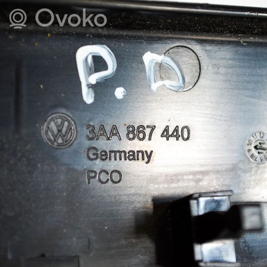 Volkswagen PASSAT B7 Kita priekinių durų apdailos detalė 3AA867440