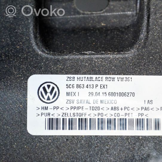 Volkswagen Jetta VI Półka tylna bagażnika 5C6863413P