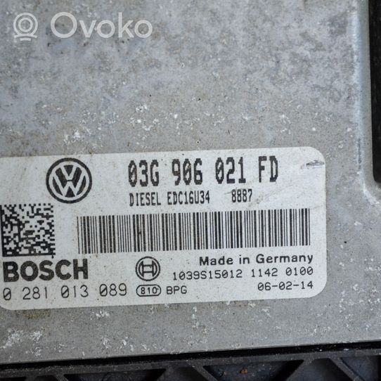 Volkswagen Golf V Sterownik / Moduł ECU 03G906021FD