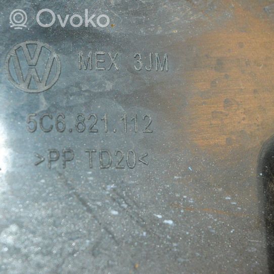 Volkswagen Jetta VI Lokasuojan päätylista 5C6821112