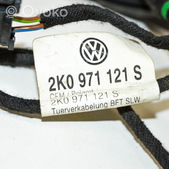 Volkswagen Caddy Faisceau de câblage de porte avant 2K0971121S