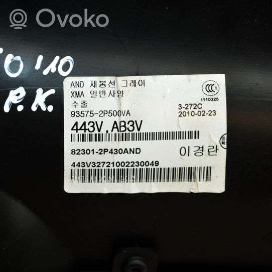 KIA Sorento Garniture de panneau carte de porte avant 935752P500VA