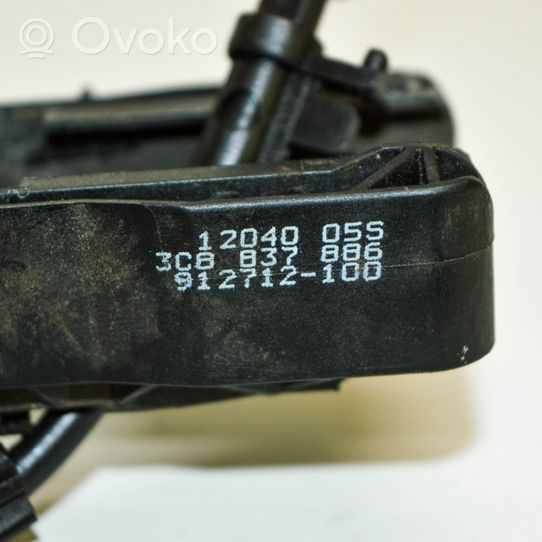 Volkswagen PASSAT CC Priekinė atidarymo rankenėlė vidinė 3C8837886