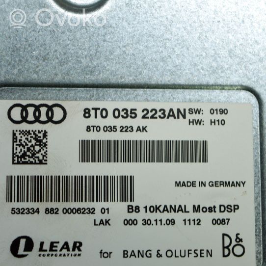 Audi A5 8T 8F Zestaw audio 8T0035397A