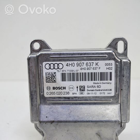 Audi A8 S8 D4 4H Unidad de control/módulo del Airbag 4H0907637K