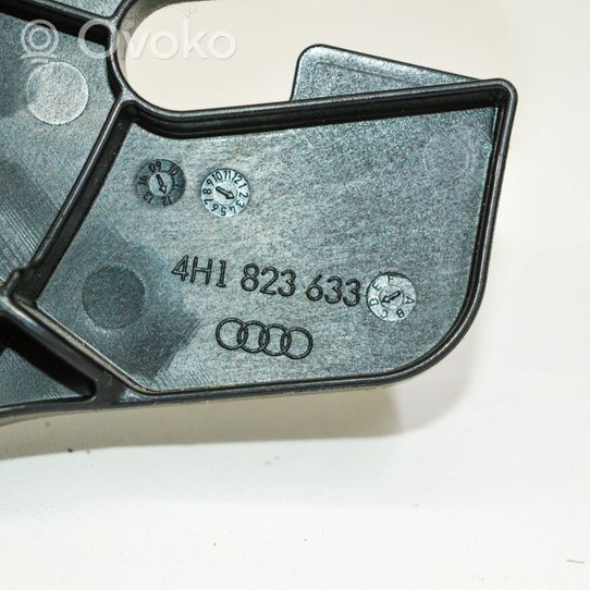 Audi A8 S8 D4 4H Dzinēja pārsega attaisīšanas rokturītis 4H1823633