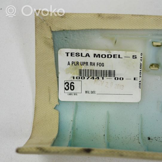 Tesla Model S A-pilarin verhoilu 100744100E