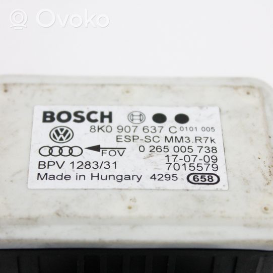 Audi A4 S4 B8 8K Czujnik przyspieszenia 8K0907637C