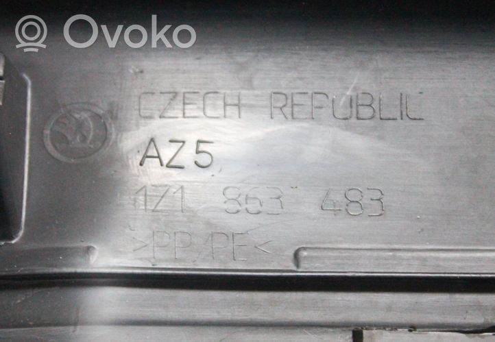 Skoda Octavia Mk2 (1Z) Rivestimento montante (A) 1Z1863483