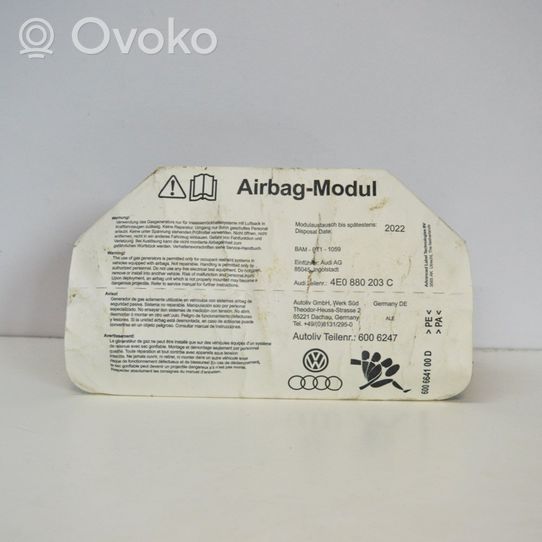 Audi A8 S8 D3 4E Airbag del passeggero 4E0880203C