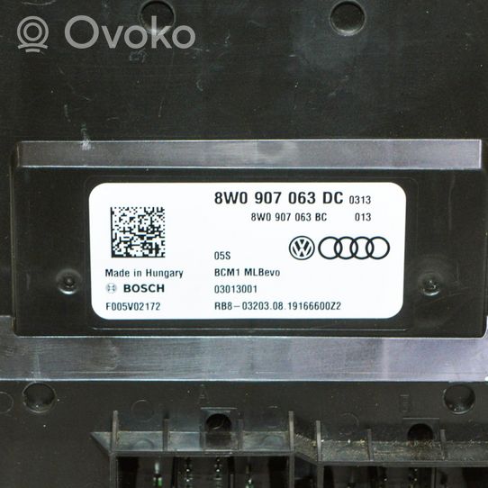 Audi A4 S4 B9 Sterownik / Moduł komfortu 8W0907063DC