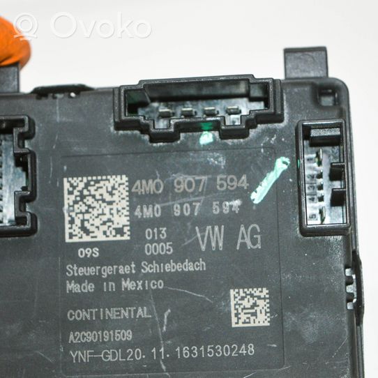 Audi Q5 SQ5 Unidad de control/módulo del techo solar 4M0907594