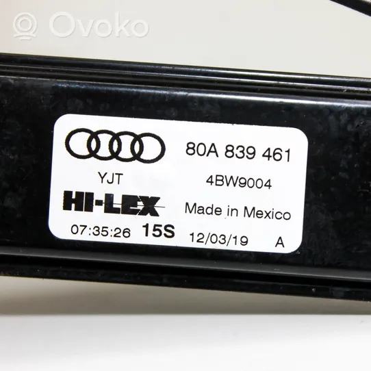 Audi Q5 SQ5 Elektryczny podnośnik szyby drzwi tylnych 80A839461