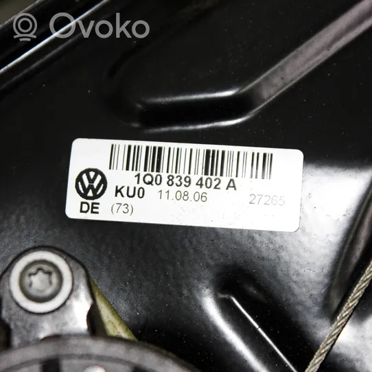 Volkswagen Eos Elektryczny podnośnik szyby drzwi tylnych 1Q0959704