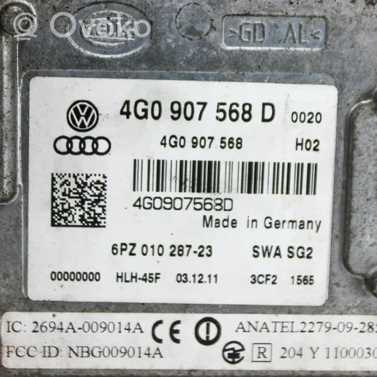 Audi A6 C7 Moduł / Czujnik martwego pola 4G0907568D