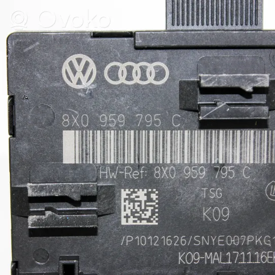 Audi Q3 8U Unité de commande module de porte 8X0959795C