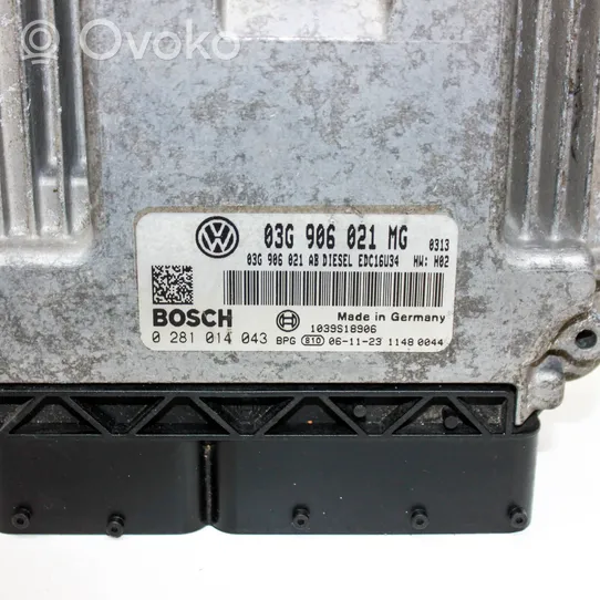 Volkswagen Touran I Sterownik / Moduł ECU 03G906021MG