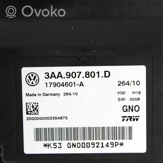 Volkswagen Tiguan Moduł / Sterownik hamulca postojowego EMF 3AA907801D