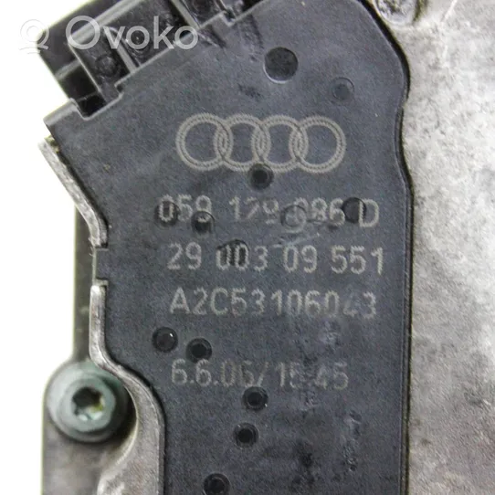 Audi A6 S6 C6 4F Imusarjan venttiilin käyttömoottori 059129086D