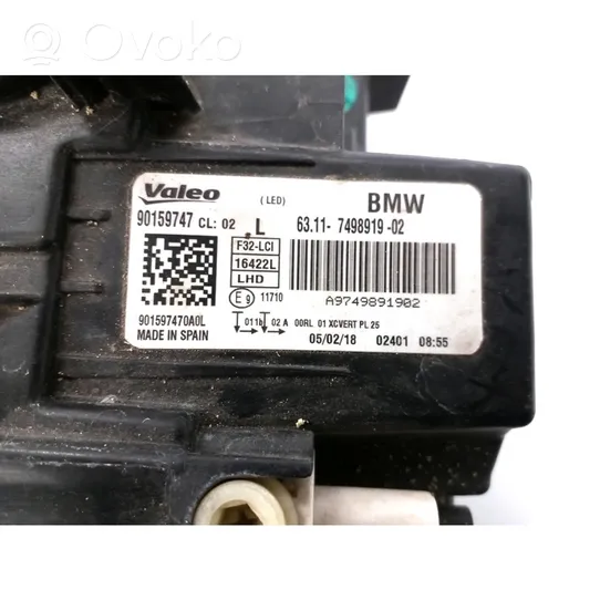 BMW 4 F32 F33 Faro/fanale 7498919-02