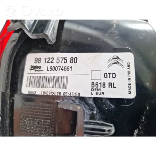 Citroen C3 Lampa tylna 9812257580