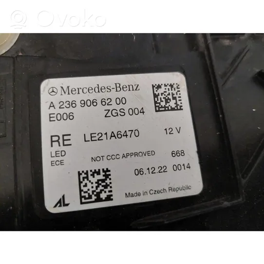 Mercedes-Benz  CLE C236 Etu-/Ajovalo A2369066200