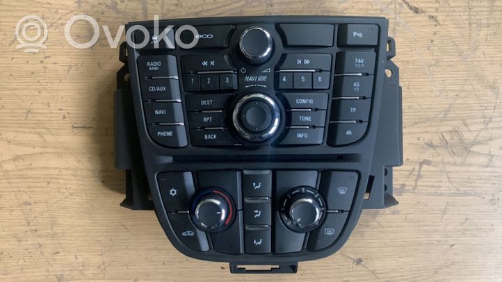 Opel Astra J Controllo multimediale autoradio 13360099