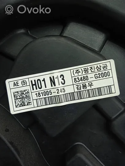 Hyundai Ioniq Elektryczny podnośnik szyby drzwi tylnych 83480G2000