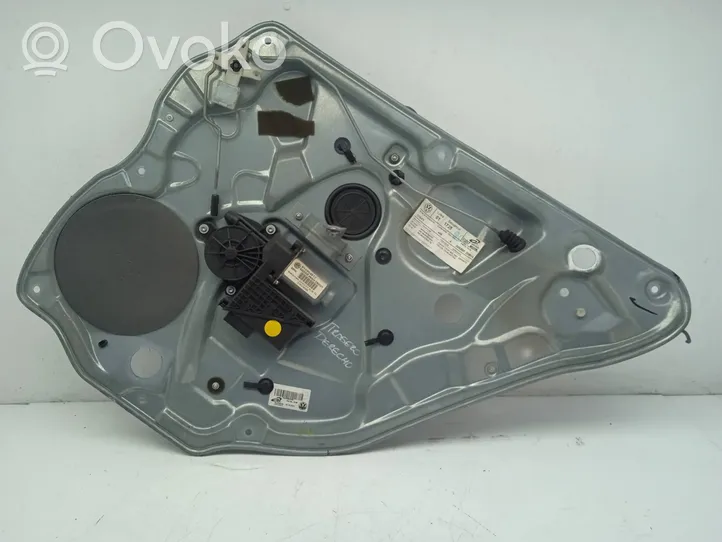 Volkswagen Polo IV 9N3 Mécanisme lève-vitre de porte arrière avec moteur 6Q4839402G