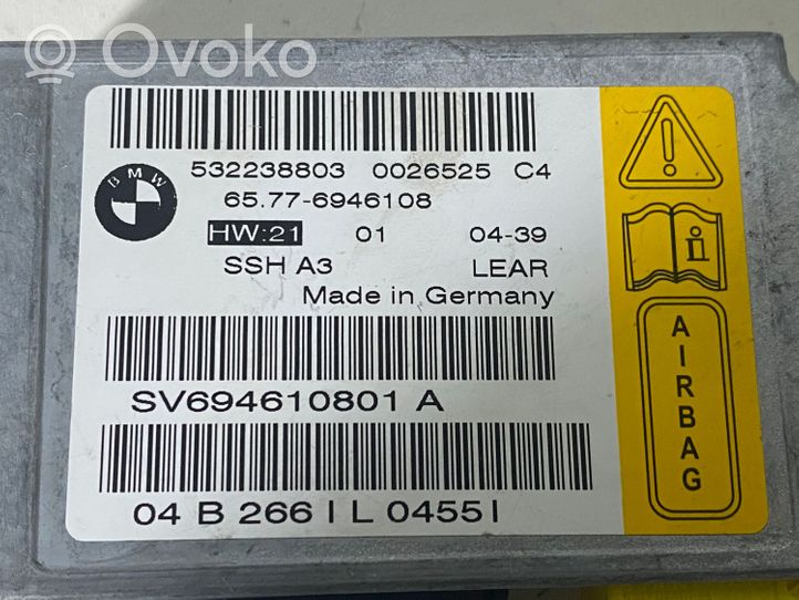 BMW 7 E65 E66 Sterownik / Moduł Airbag 6946108