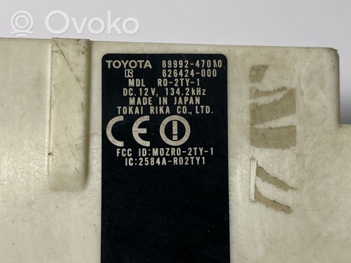 Toyota Corolla Verso AR10 Unité de commande / module de verrouillage centralisé porte 8999247010