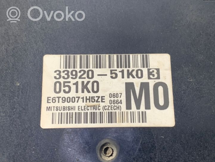 Opel Agila B Sterownik / Moduł ECU 3392051K0