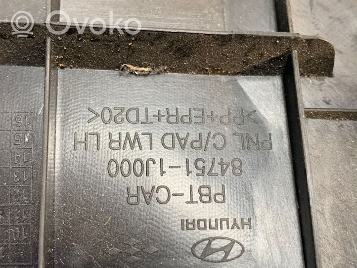 Hyundai i20 (PB PBT) Element deski rozdzielczej / dół 847511J000