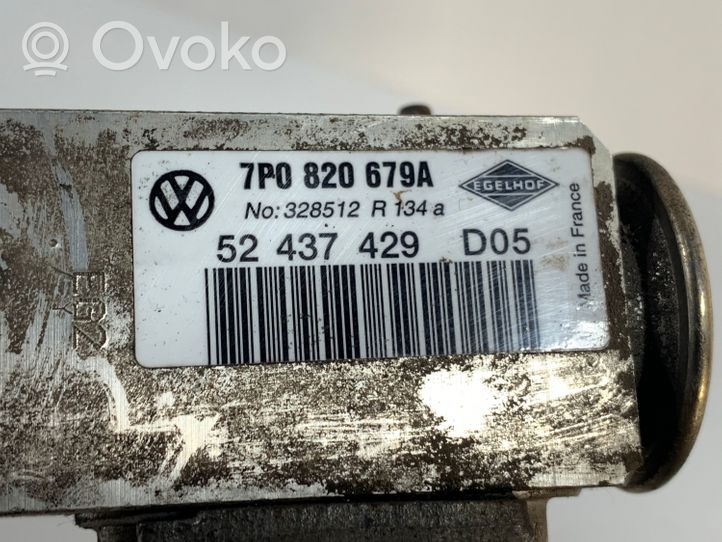 Volkswagen Touareg II Ilmastointilaitteen sisälauhdutin (A/C) 7P0820101