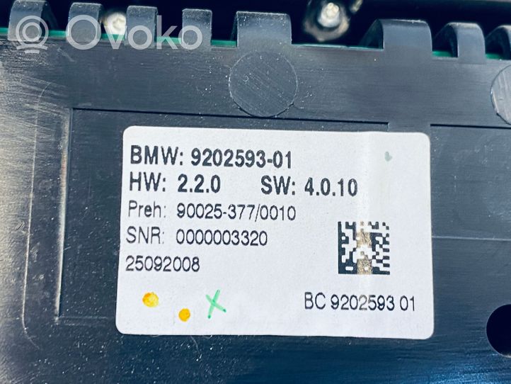 BMW 7 F01 F02 F03 F04 Panel klimatyzacji 9202593