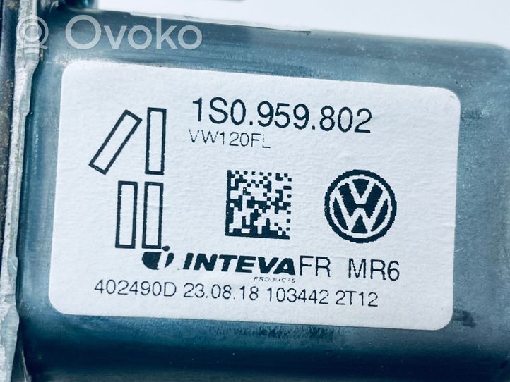 Volkswagen Up Silniczek podnośnika szyby drzwi przednich 1S0959802