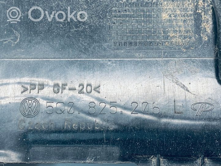 Skoda Octavia Mk3 (5E) Apakšas aizsargs šasijas aizmugurējā daļā 5Q0825206L