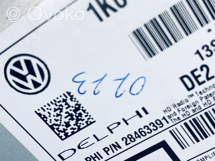 Volkswagen Jetta V Radio/CD/DVD/GPS-pääyksikkö 1K0035188F