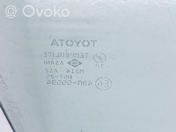 Toyota Avensis Verso Etuoven ikkunalasi, neliovinen malli 6810144120