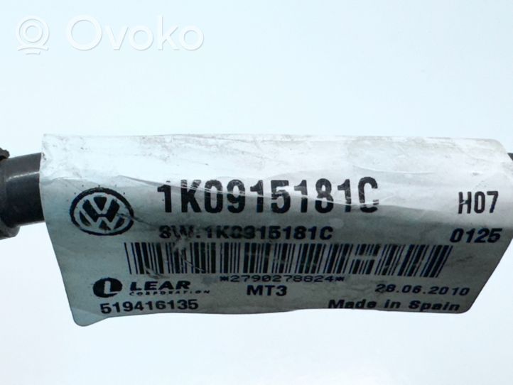 Volkswagen PASSAT B6 Cavo negativo messa a terra (batteria) 1K0915181C