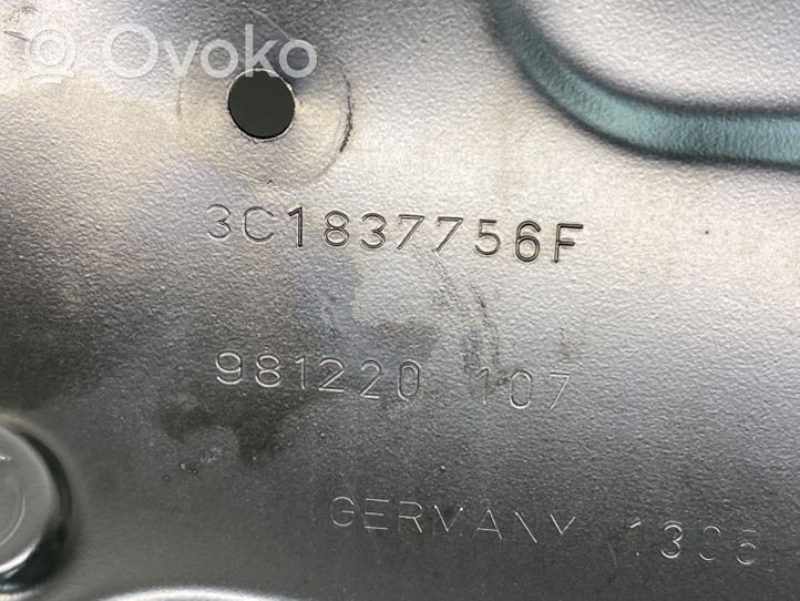 Volkswagen PASSAT B6 Etuikkunan nostomekanismi ilman moottoria 3C1837462H