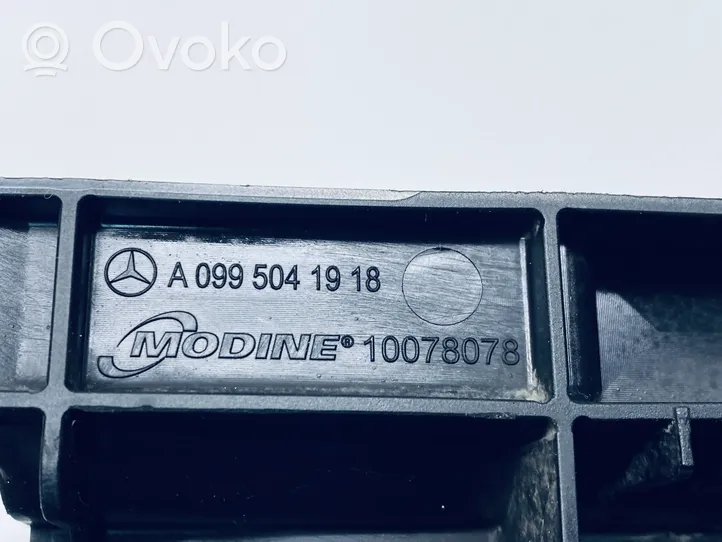 Mercedes-Benz S W222 Sivujäähdyttimen tuen suojapaneeli A0995041918
