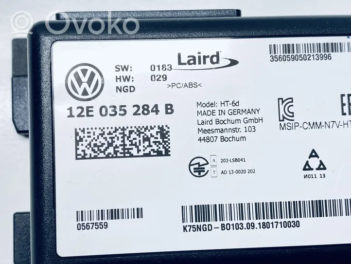 Volkswagen e-Up Muut ohjainlaitteet/moduulit 12E035284B