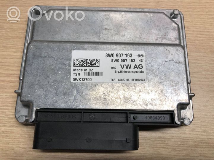 Audi A4 S4 B9 Pārnesumkārbas vadības bloks 8W0907163