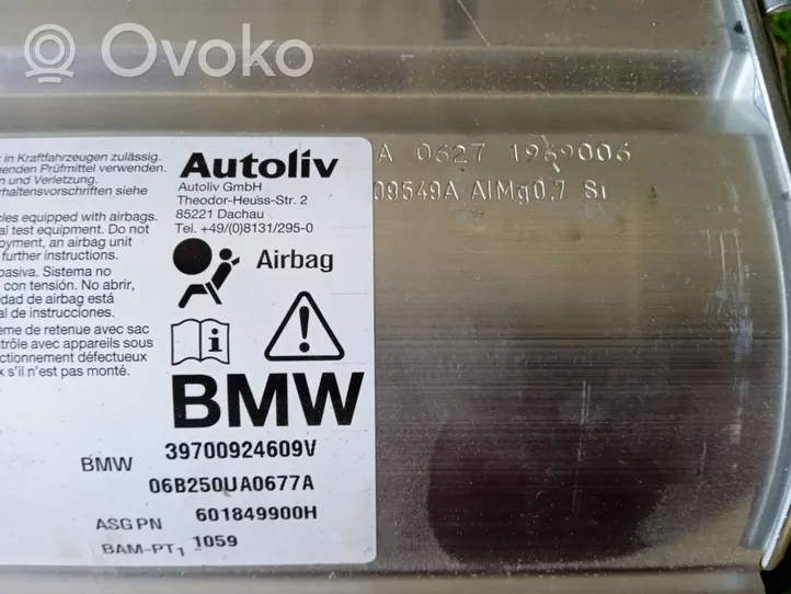 BMW M6 Poduszka powietrzna Airbag pasażera 39700924609V