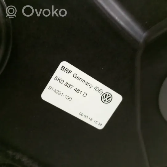 Volkswagen Golf VI Mécanisme de lève-vitre avant sans moteur 