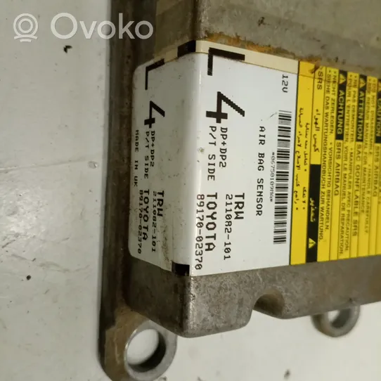 Toyota Corolla E120 E130 Oro pagalvių valdymo blokas 