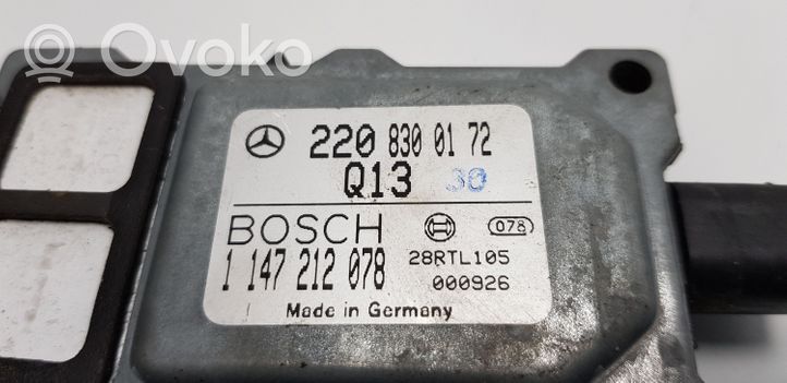 Mercedes-Benz S W220 Czujnik jakości powietrza 2208300172