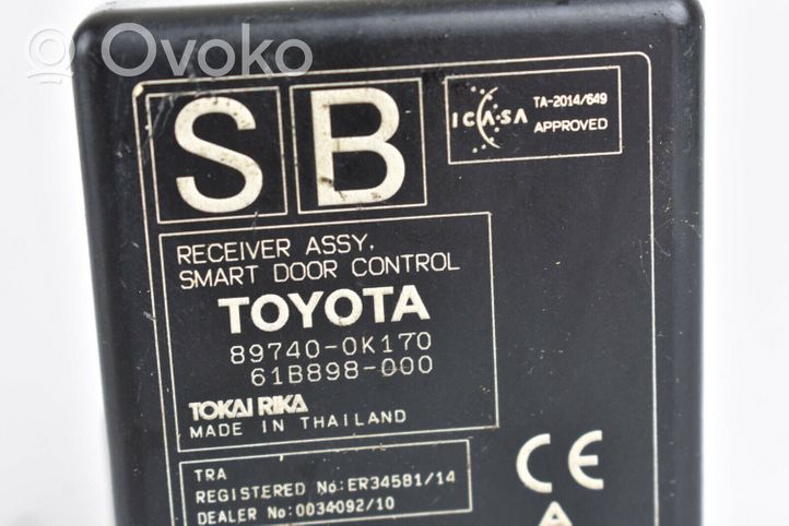 Toyota Hilux (AN120, AN130) Sterownik / Moduł drzwi 897400K170